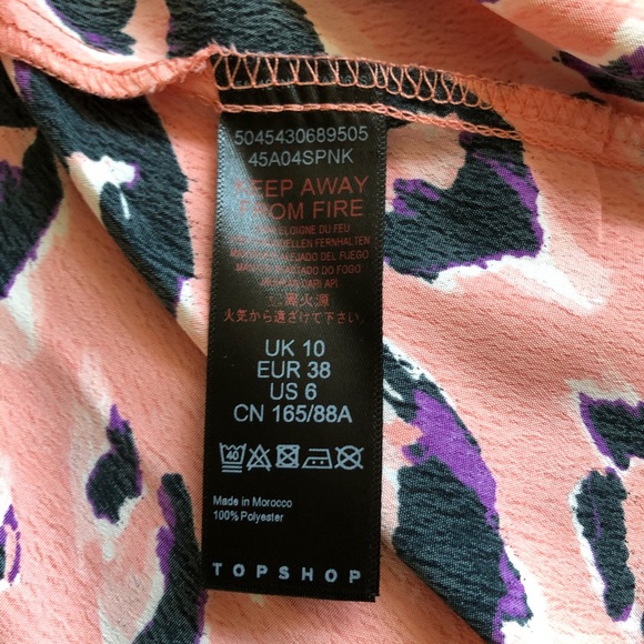 Topshop Blair Leopard Print Wrap Ruffle Mini Dress - Picture 10 of 10